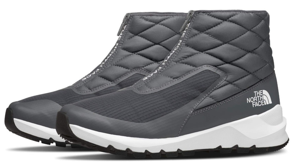 The North Face Women's Thermoball Progressive Zip, Vanadis Grey/TNF White , 9 B